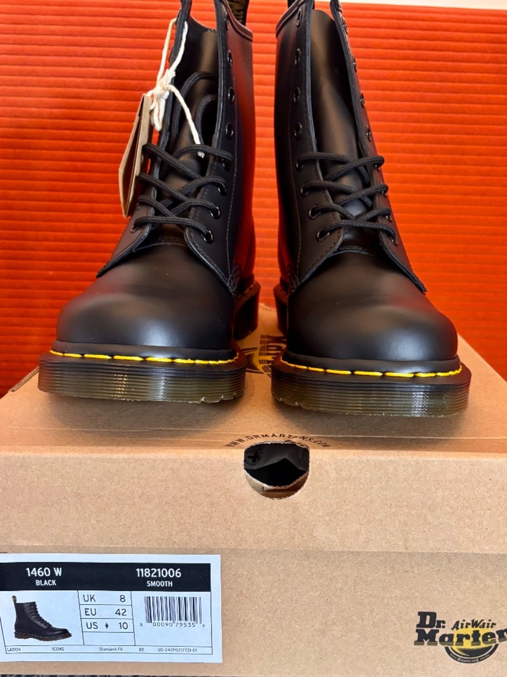 Dr. Martens 1460 Smooth Leather Boots Black Women’s 10